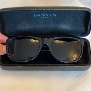 Lanvin black sunglasses